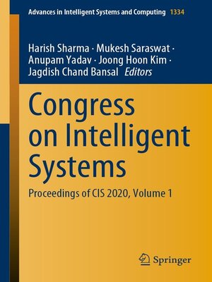 cover image of Congress on Intelligent Systems